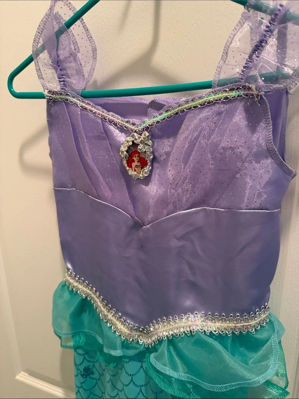 Disney Ariel from Little, mermaid purple and green 7/8 costume